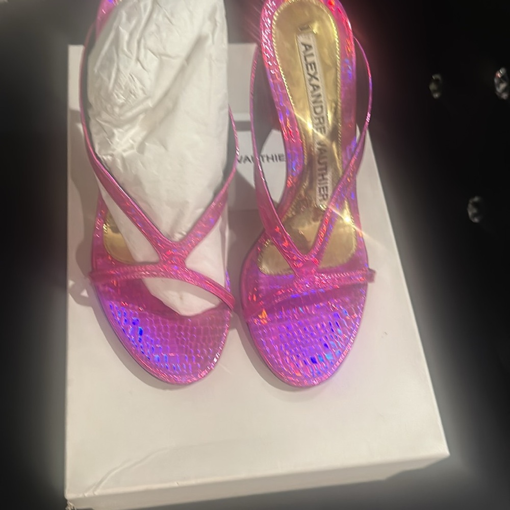 Alexandre Vauthier Pink Sandals